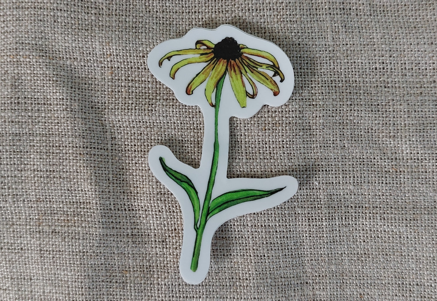 Coneflower Vinyl Sticker