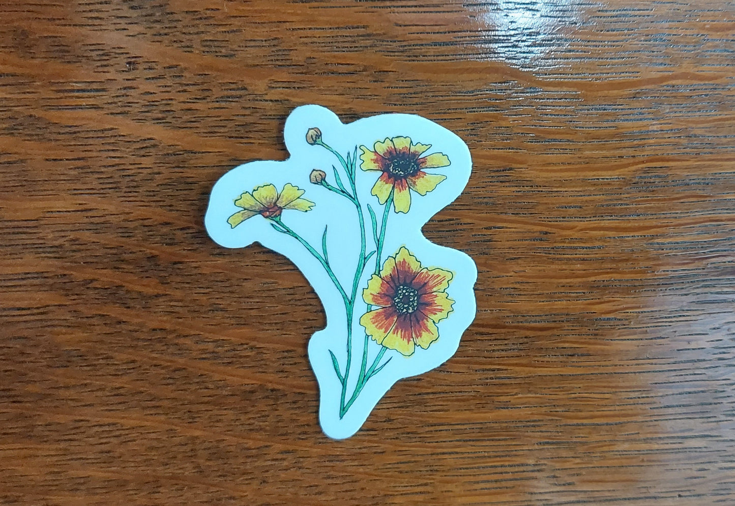 Tickseed Vinyl Sticker
