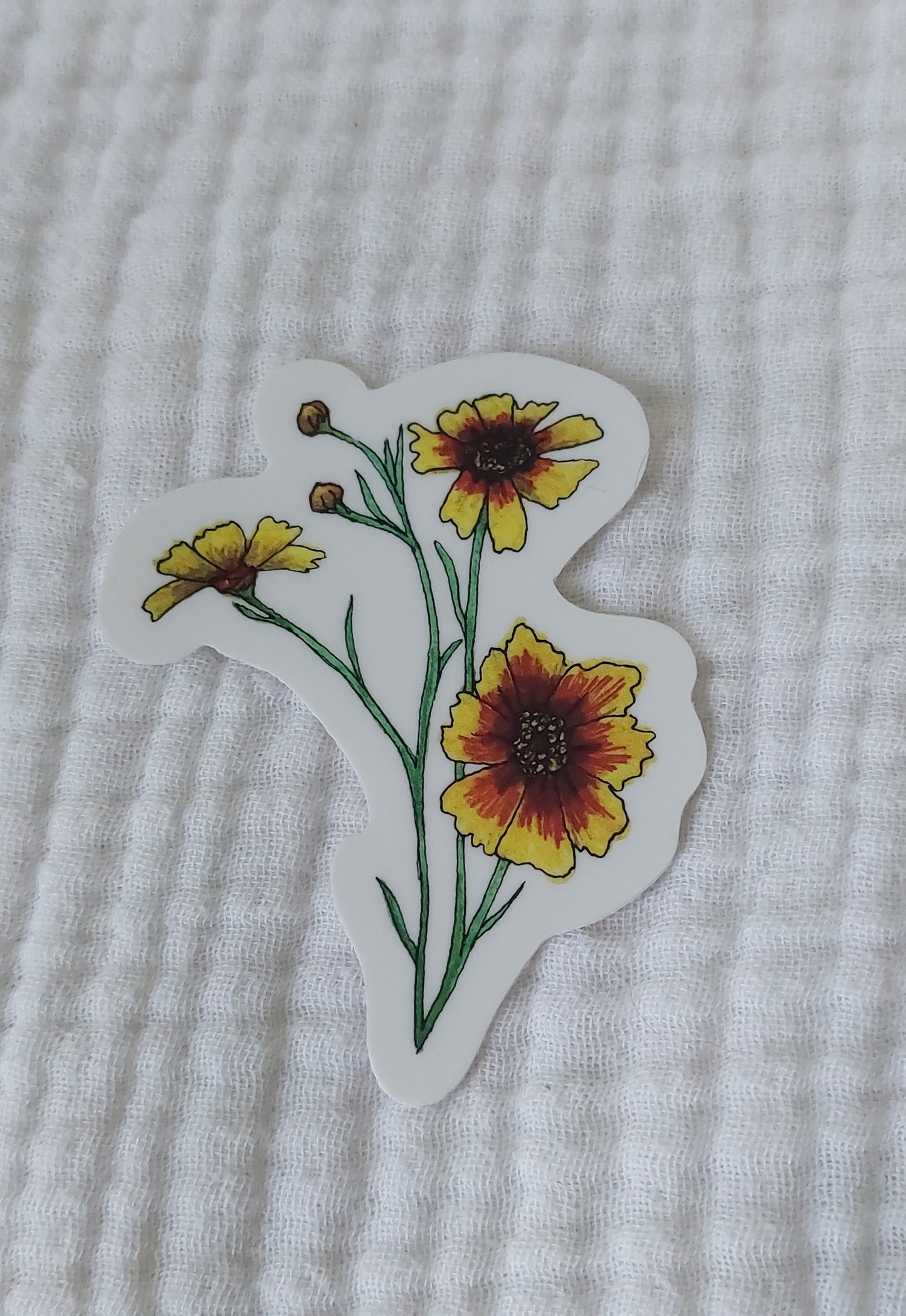 Tickseed Vinyl Sticker