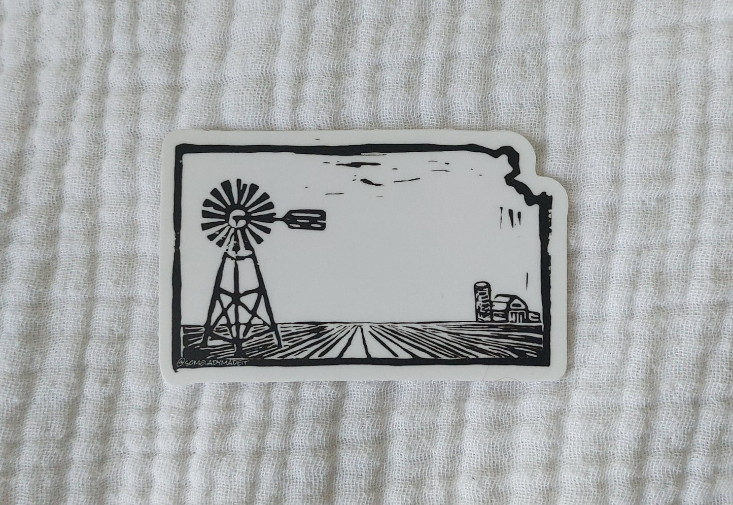 Kansas Vinyl Sticker
