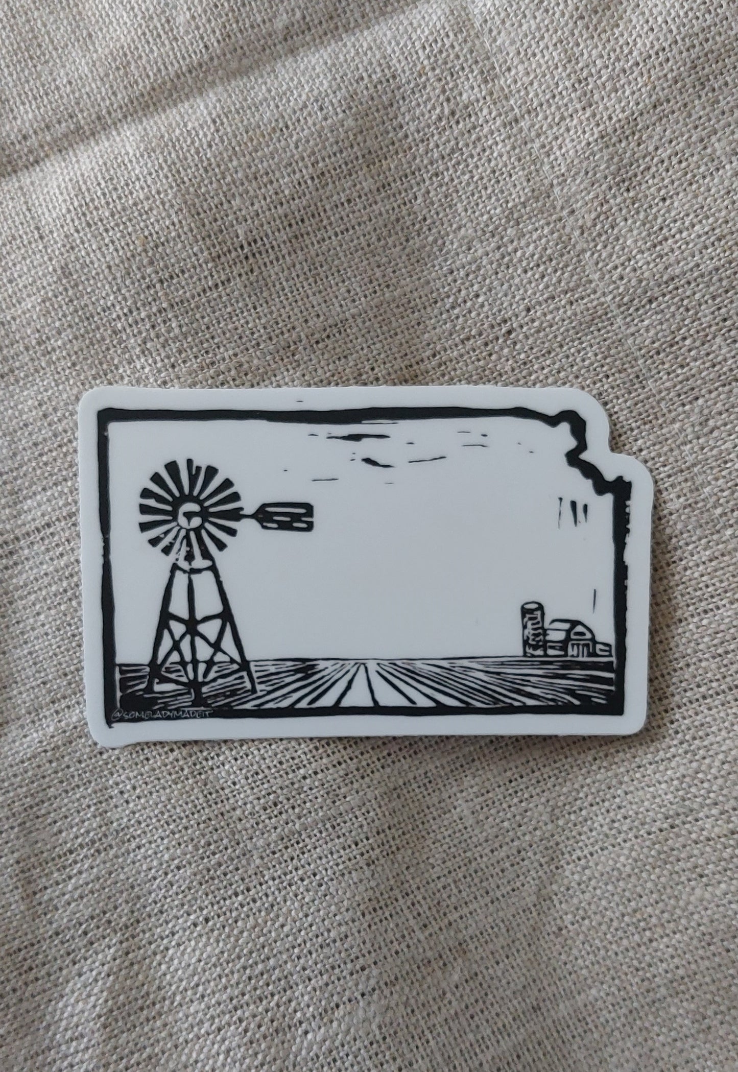 Kansas Vinyl Sticker